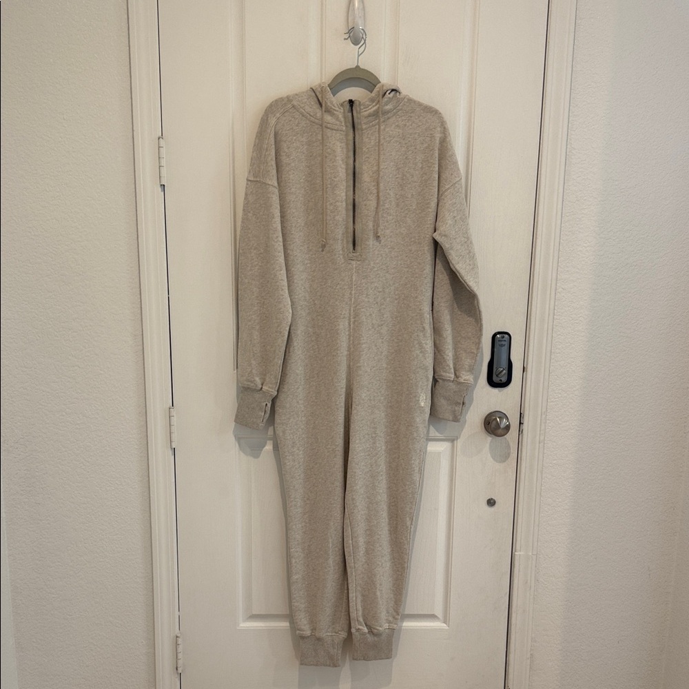 FP Movement X Hatch Maternity Warm Up Jumpsuit Heather grey - Picture 7 of 11